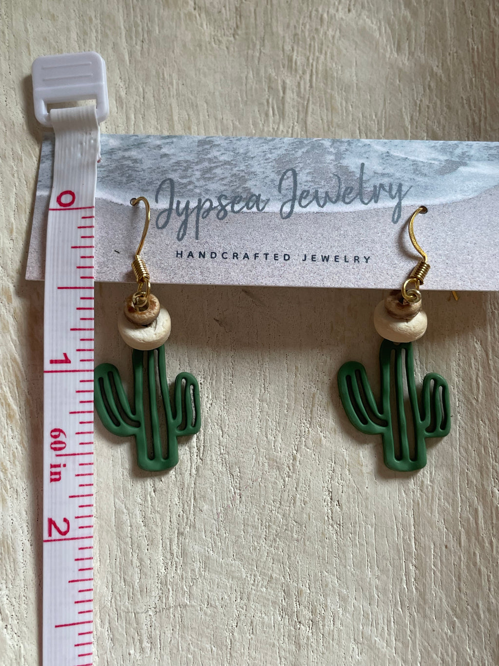 Small Cactus Dangle Earrings